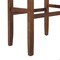 Alaterre Furniture Madison Backless Bar Height Stool True Walnut Finish with Black PU AVMA2270 - alternate 2